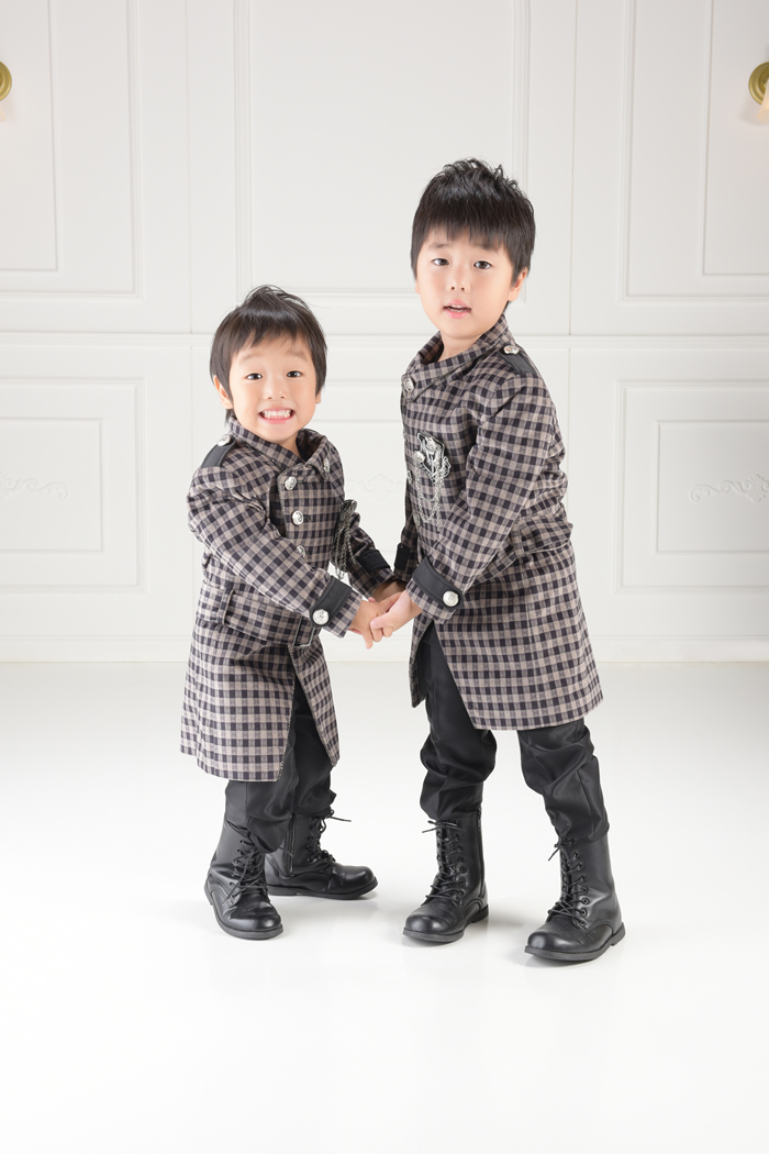 七五三3歳,5歳男の子No.1 size100,size110-チェック