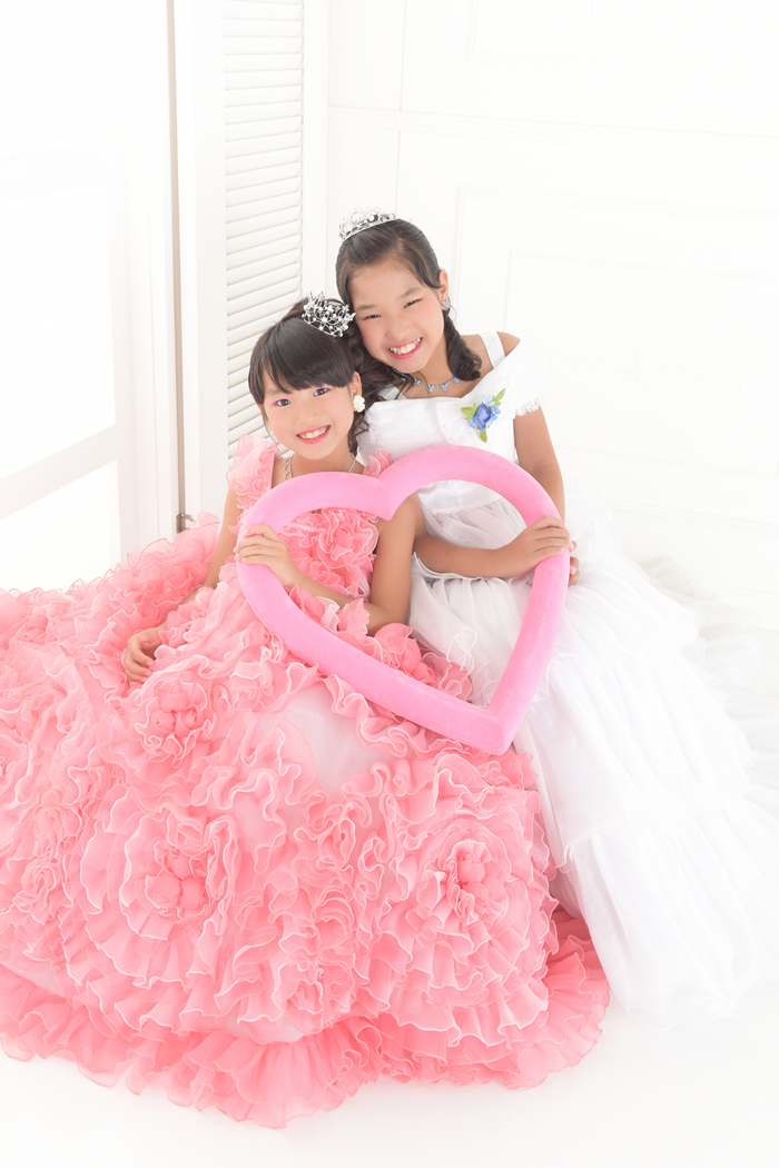 七五三7歳女の子No.8 size120-ピンク,No.2 size120-白