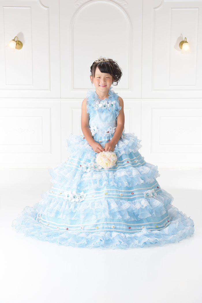 七五三7歳女の子No.13 size120-ブルー