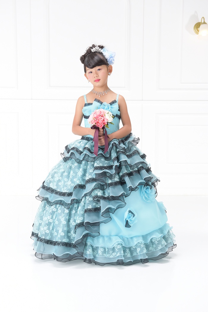 七五三7歳女の子No.19 size120-ブルー