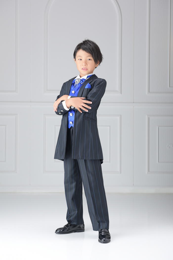 七五三7歳男の子No.5 size120-黒