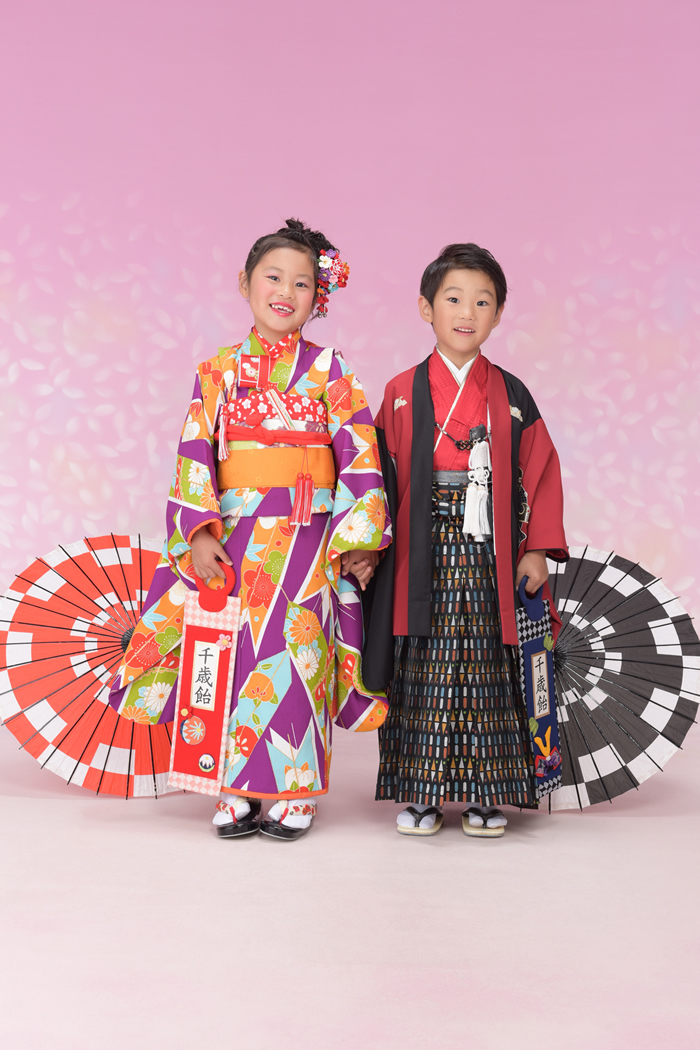 七五三7歳女の子No.K-3,七五三5歳男の子No.HR-1
