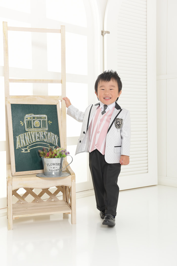 七五三3歳男の子No.11 size90-シルバー