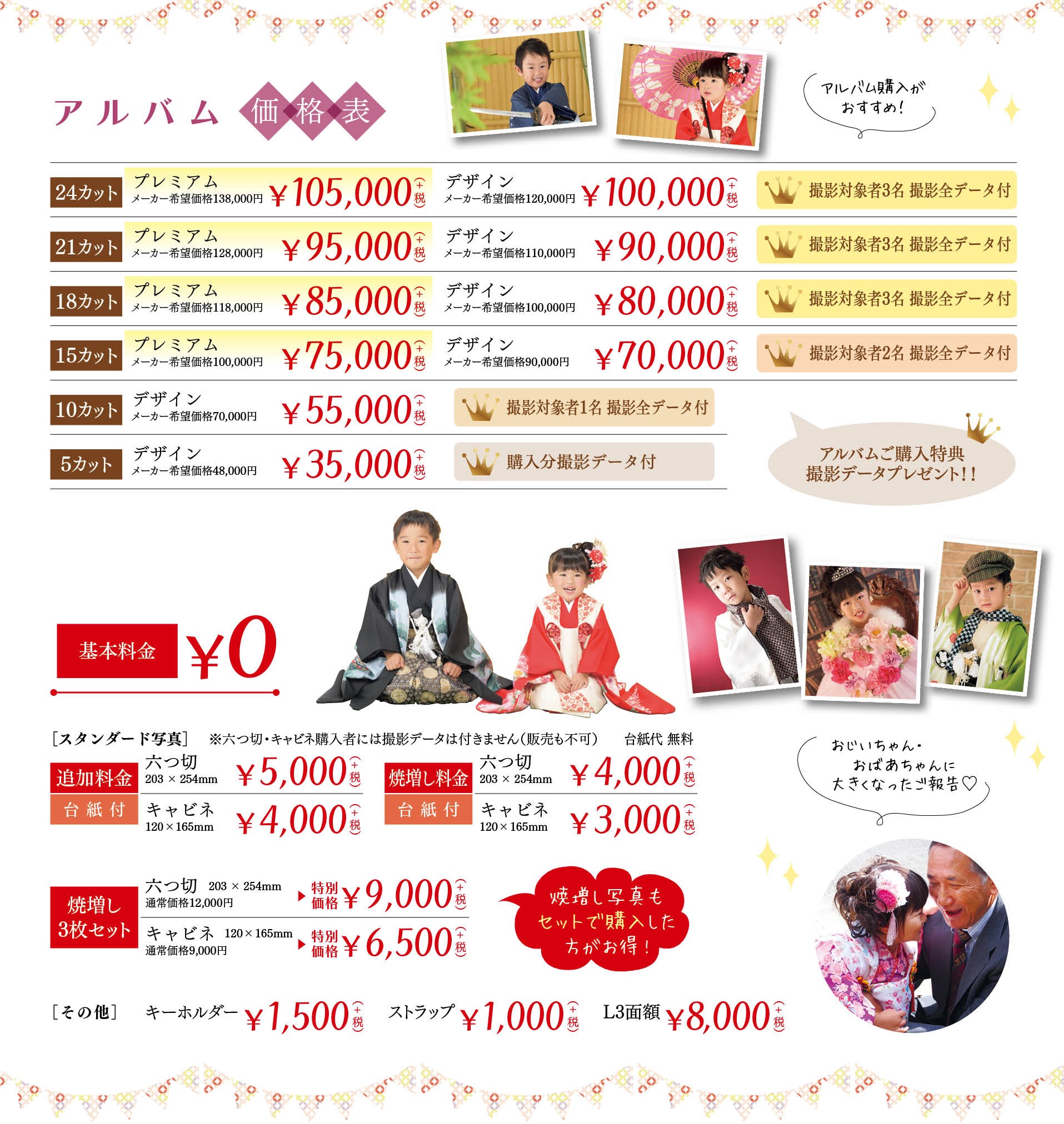 スタジオアミの七五三